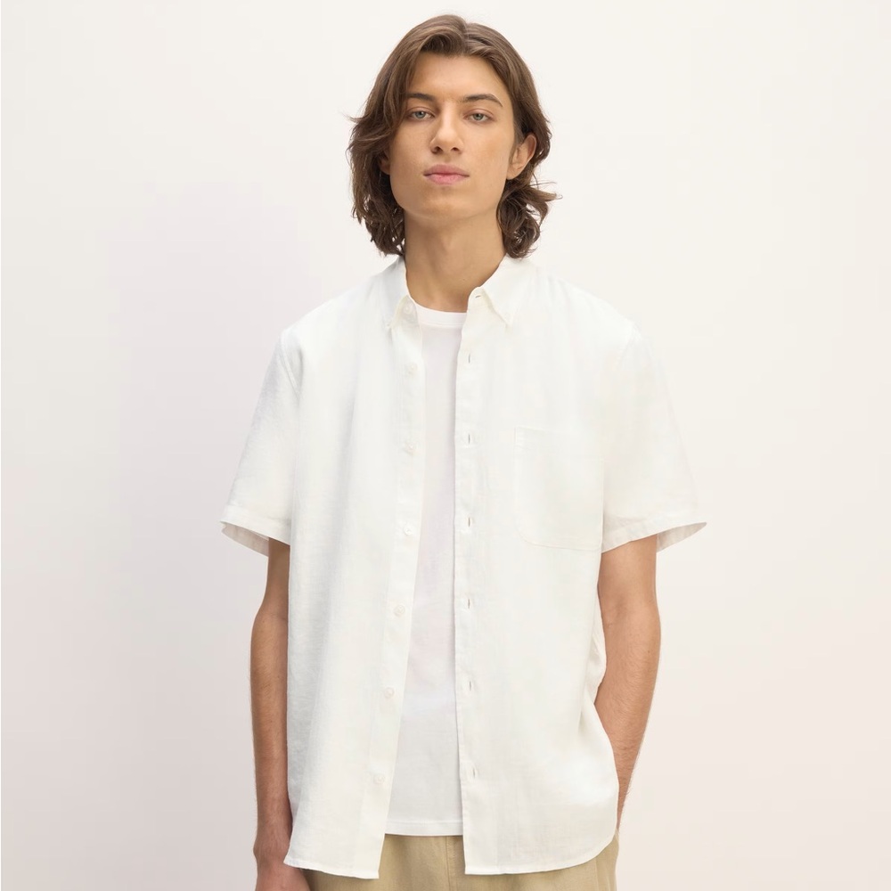 S/S Everlane Linen Button Up